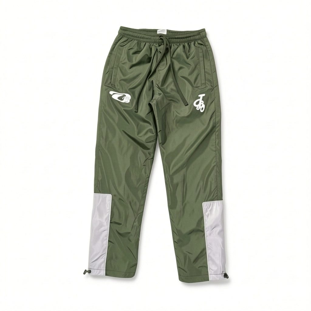 RACER 98 OLIVE TRACK PANTS